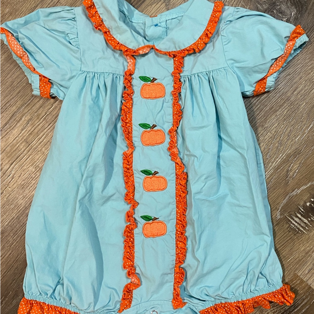 Fall Pumpkin Jumpsuit